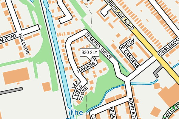 B30 2LY map - OS OpenMap – Local (Ordnance Survey)