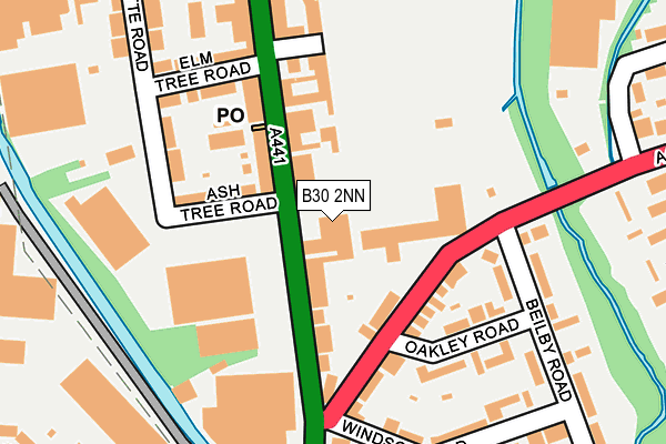 B30 2NN map - OS OpenMap – Local (Ordnance Survey)