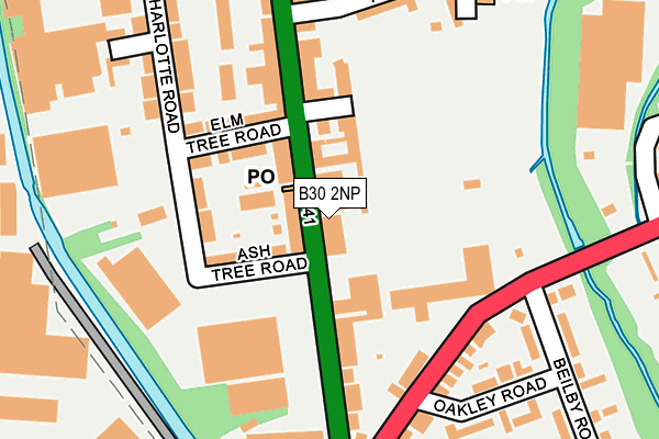 B30 2NP map - OS OpenMap – Local (Ordnance Survey)