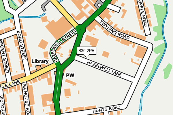 B30 2PR map - OS OpenMap – Local (Ordnance Survey)