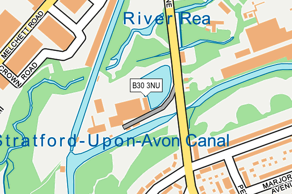 B30 3NU map - OS OpenMap – Local (Ordnance Survey)