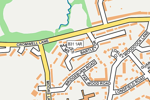 B31 1AR map - OS OpenMap – Local (Ordnance Survey)