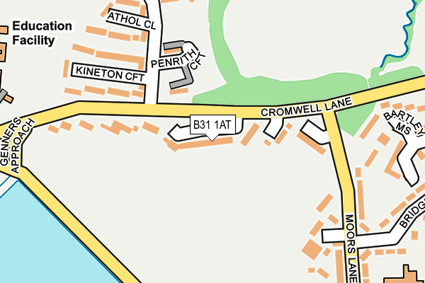 B31 1AT map - OS OpenMap – Local (Ordnance Survey)