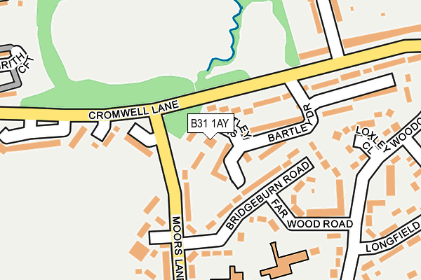 B31 1AY map - OS OpenMap – Local (Ordnance Survey)