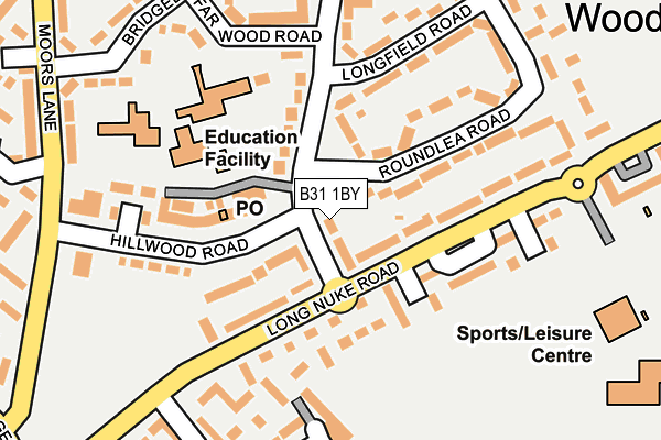 B31 1BY map - OS OpenMap – Local (Ordnance Survey)