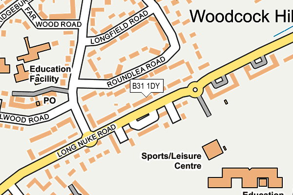 B31 1DY map - OS OpenMap – Local (Ordnance Survey)