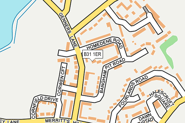 B31 1ER map - OS OpenMap – Local (Ordnance Survey)