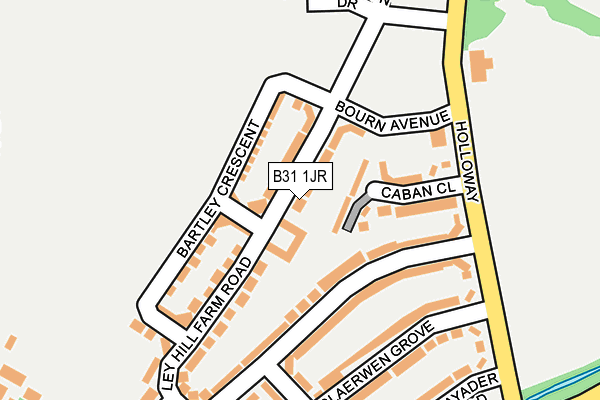 B31 1JR map - OS OpenMap – Local (Ordnance Survey)