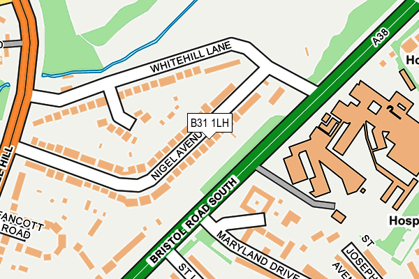 B31 1LH map - OS OpenMap – Local (Ordnance Survey)