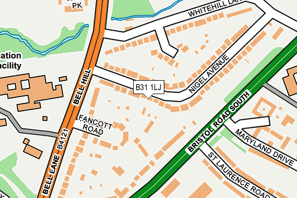 B31 1LJ map - OS OpenMap – Local (Ordnance Survey)