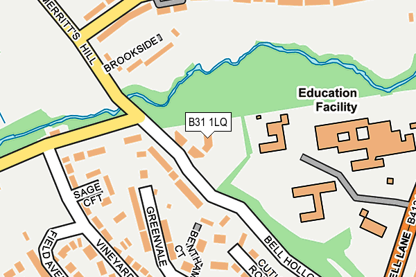 B31 1LQ map - OS OpenMap – Local (Ordnance Survey)