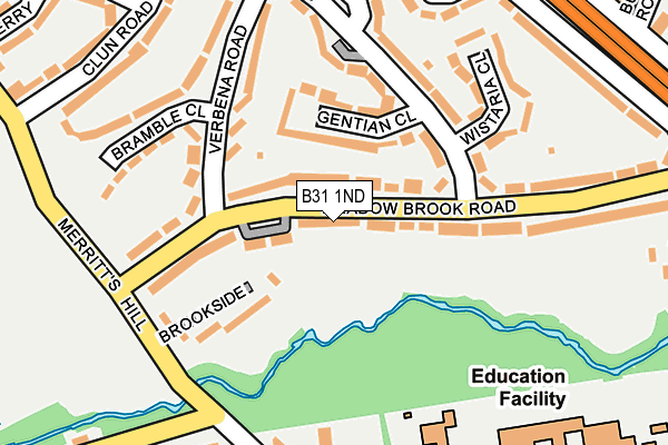 B31 1ND map - OS OpenMap – Local (Ordnance Survey)