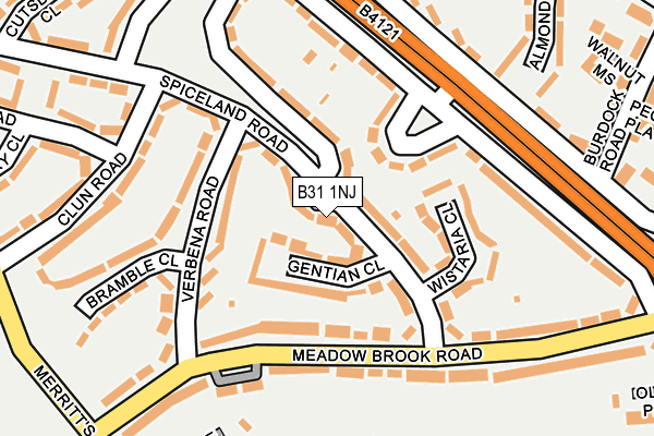 B31 1NJ map - OS OpenMap – Local (Ordnance Survey)