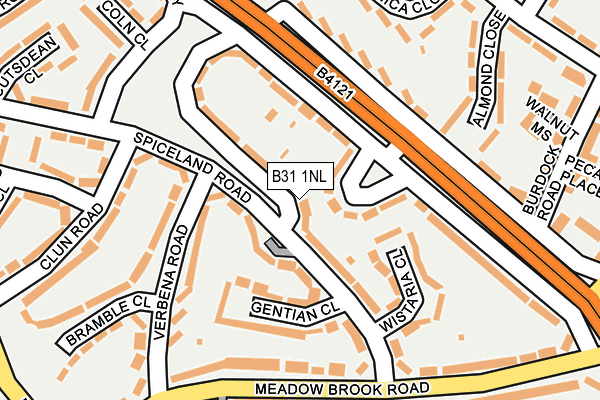 B31 1NL map - OS OpenMap – Local (Ordnance Survey)