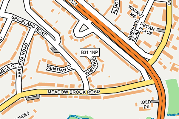 B31 1NP map - OS OpenMap – Local (Ordnance Survey)