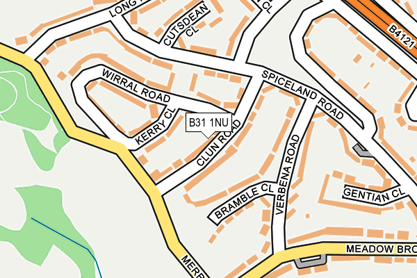 B31 1NU map - OS OpenMap – Local (Ordnance Survey)