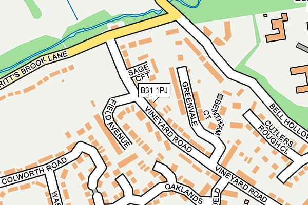 B31 1PJ map - OS OpenMap – Local (Ordnance Survey)