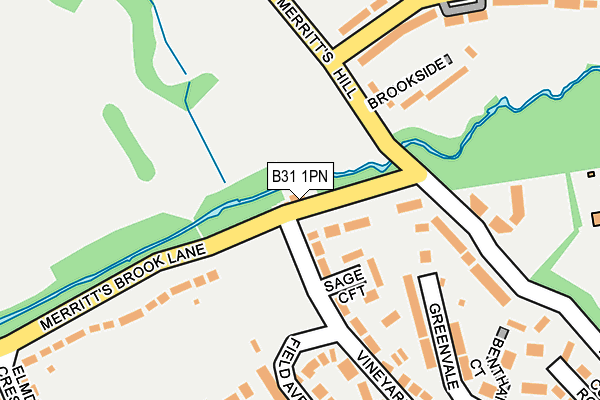 B31 1PN map - OS OpenMap – Local (Ordnance Survey)