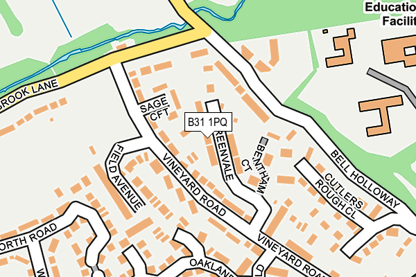 B31 1PQ map - OS OpenMap – Local (Ordnance Survey)