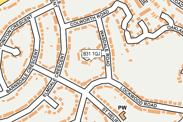 B31 1QJ map - OS OpenMap – Local (Ordnance Survey)