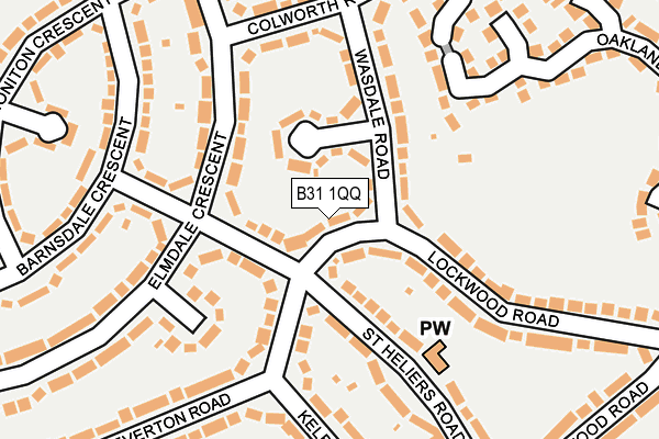 B31 1QQ map - OS OpenMap – Local (Ordnance Survey)