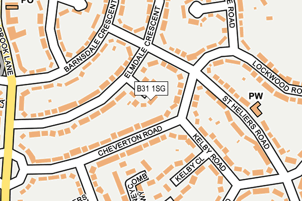 B31 1SG map - OS OpenMap – Local (Ordnance Survey)