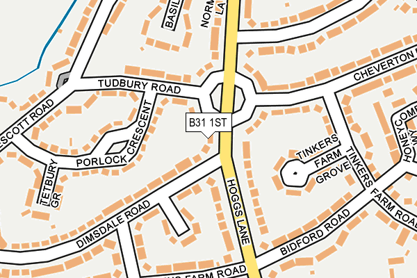 B31 1ST map - OS OpenMap – Local (Ordnance Survey)