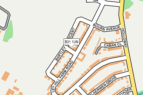 B31 1UN map - OS OpenMap – Local (Ordnance Survey)