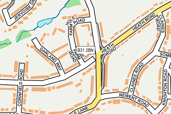 B31 2BN map - OS OpenMap – Local (Ordnance Survey)