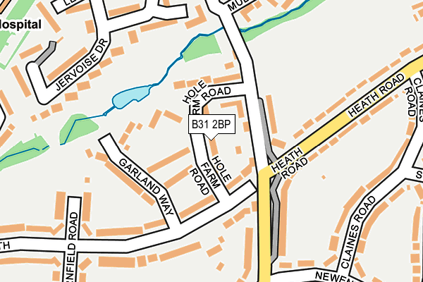 B31 2BP map - OS OpenMap – Local (Ordnance Survey)