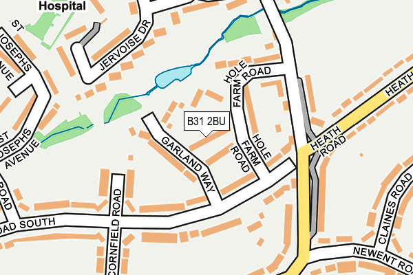 B31 2BU map - OS OpenMap – Local (Ordnance Survey)