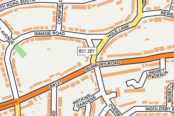 B31 2BY map - OS OpenMap – Local (Ordnance Survey)