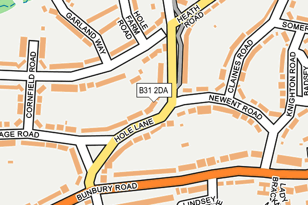 B31 2DA map - OS OpenMap – Local (Ordnance Survey)