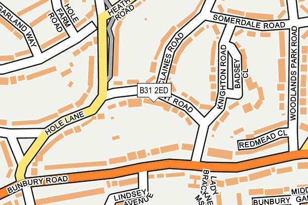 B31 2ED map - OS OpenMap – Local (Ordnance Survey)