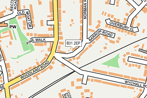 B31 2EP map - OS OpenMap – Local (Ordnance Survey)