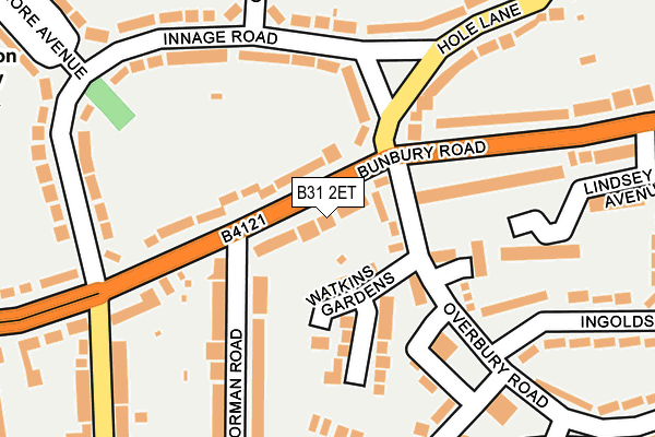 B31 2ET map - OS OpenMap – Local (Ordnance Survey)