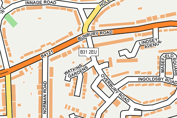 B31 2EU map - OS OpenMap – Local (Ordnance Survey)