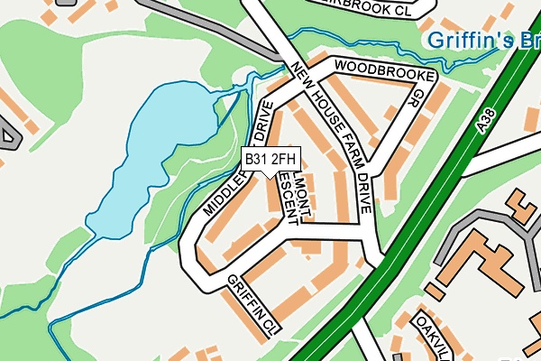 B31 2FH map - OS OpenMap – Local (Ordnance Survey)