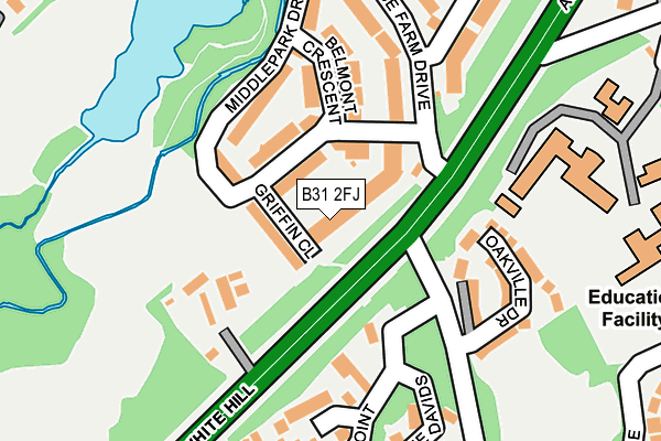 B31 2FJ map - OS OpenMap – Local (Ordnance Survey)