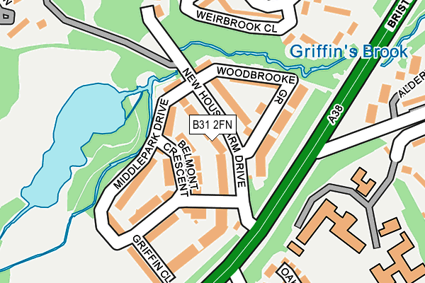 B31 2FN map - OS OpenMap – Local (Ordnance Survey)