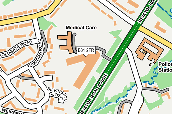 B31 2FR map - OS OpenMap – Local (Ordnance Survey)