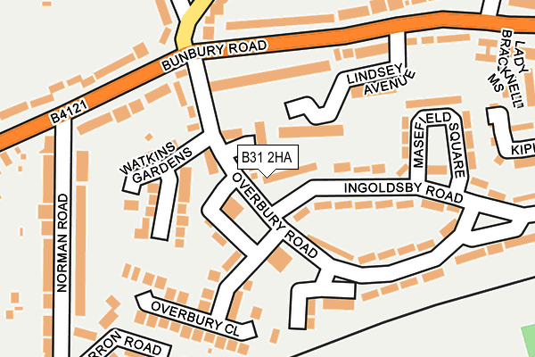 B31 2HA map - OS OpenMap – Local (Ordnance Survey)