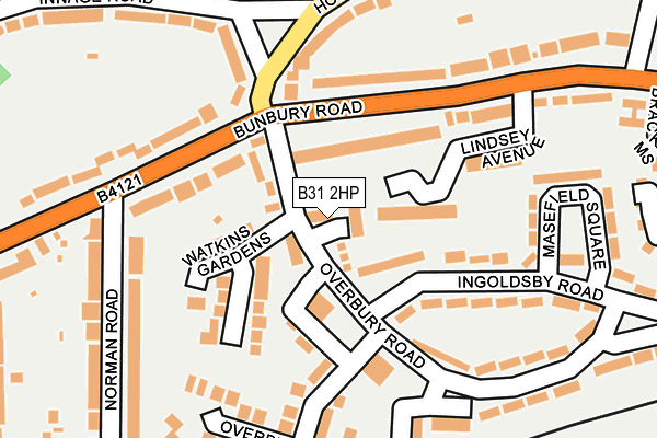 B31 2HP map - OS OpenMap – Local (Ordnance Survey)