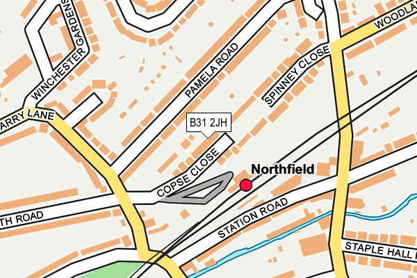 B31 2JH map - OS OpenMap – Local (Ordnance Survey)