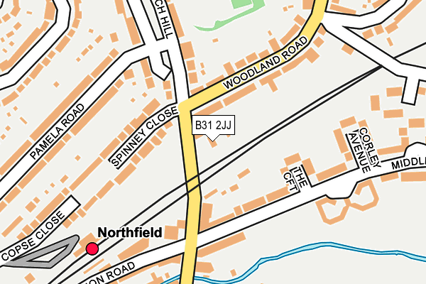 B31 2JJ map - OS OpenMap – Local (Ordnance Survey)