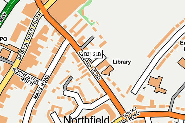 B31 2LB map - OS OpenMap – Local (Ordnance Survey)