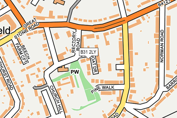 B31 2LY map - OS OpenMap – Local (Ordnance Survey)