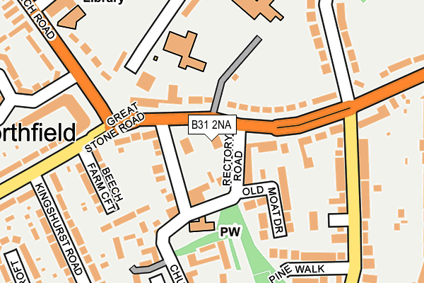 B31 2NA map - OS OpenMap – Local (Ordnance Survey)