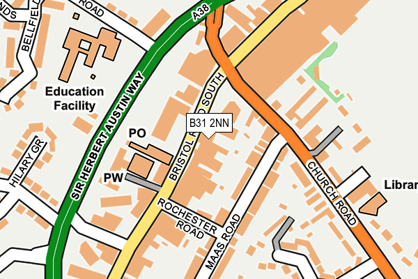 B31 2NN map - OS OpenMap – Local (Ordnance Survey)