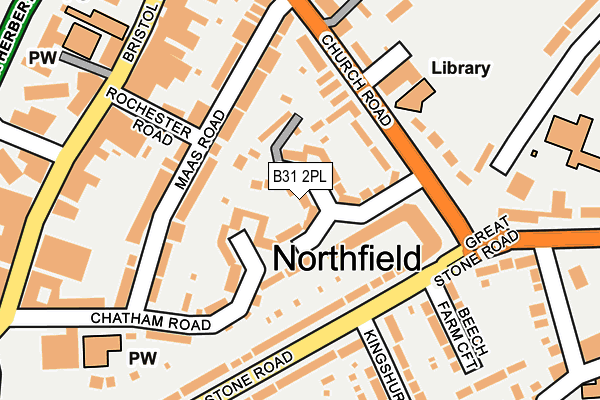 B31 2PL map - OS OpenMap – Local (Ordnance Survey)